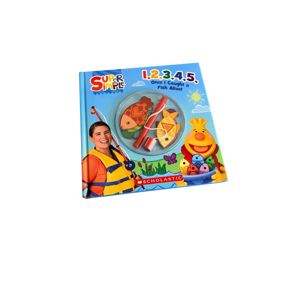 Super Simple Scholastic 1 2 3 4 5 Once I Caught a Fish Alive! Kids Fishing Book